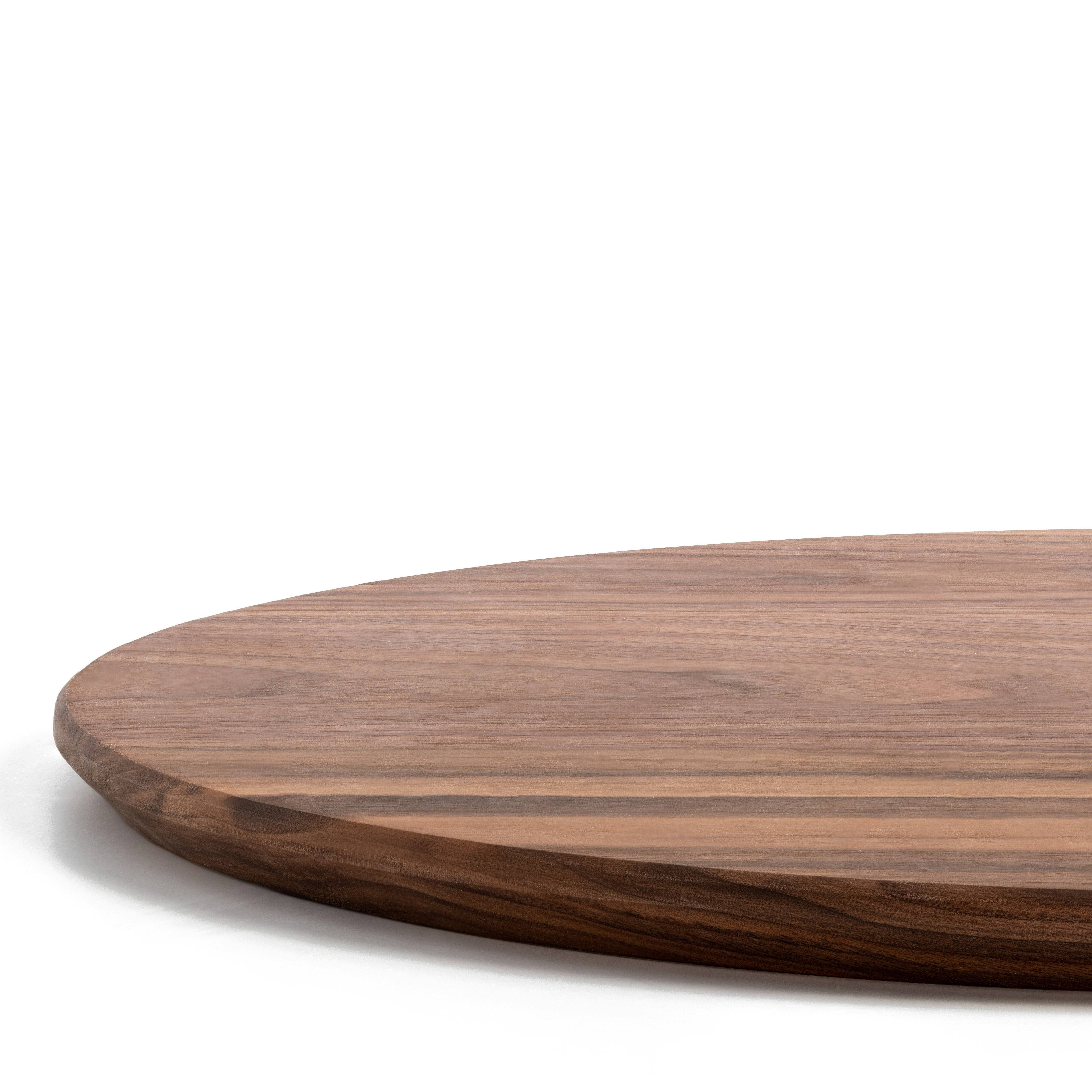 Round Walnut Wood Cutting Board