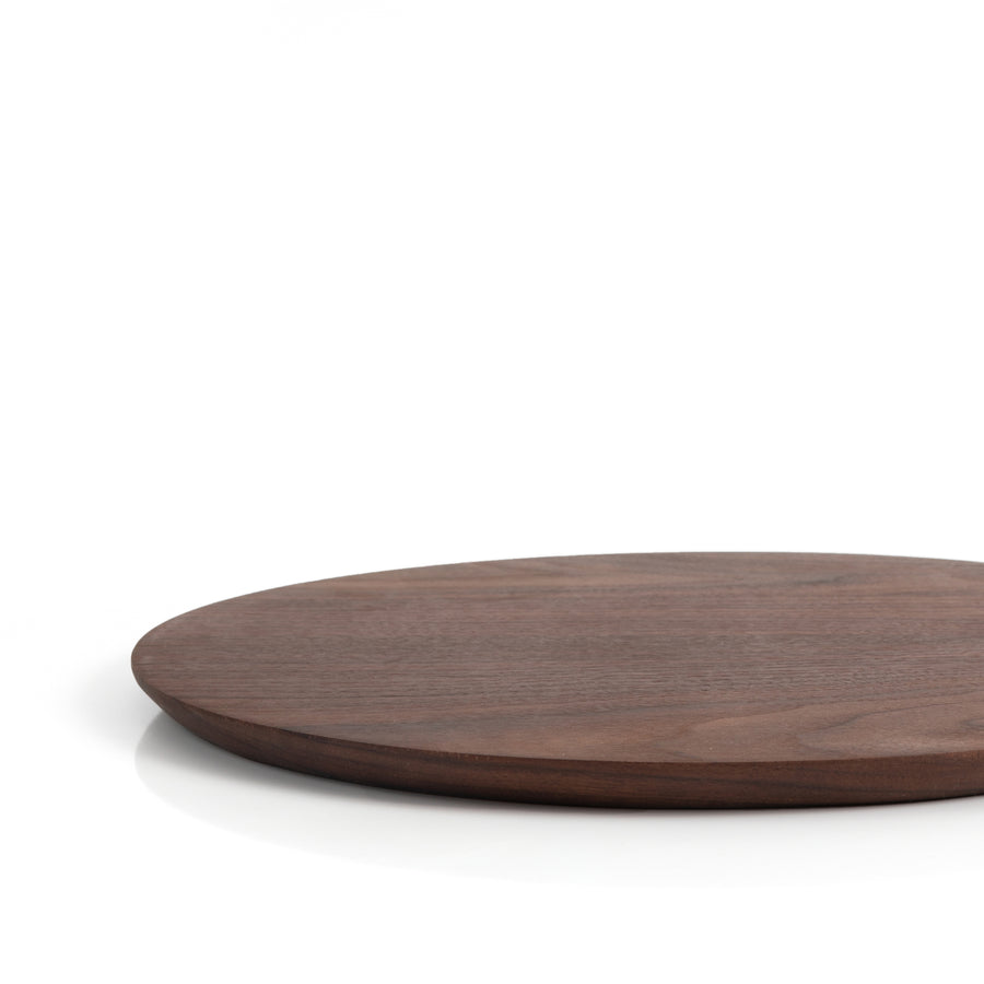 14” Round Wood Board - Walnut